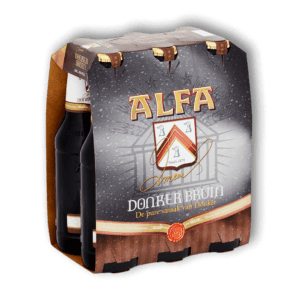 Six pack Alfa Donker Bruin Dark Lager