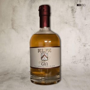 Alfa gin fles 50 cl 37,5% alcohol gin van Alfa Bier