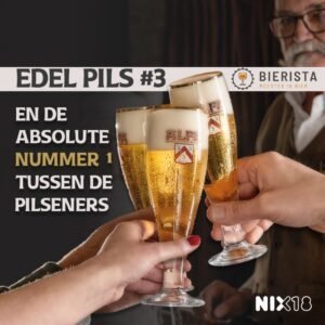 Bierista Top 100 bieren lijst 2025 met Alfa Edel Pils op nummer 3 en het nummer 1 beste pils
