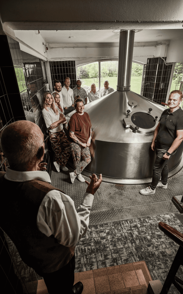 Indoor rondleiding door de brouwerij